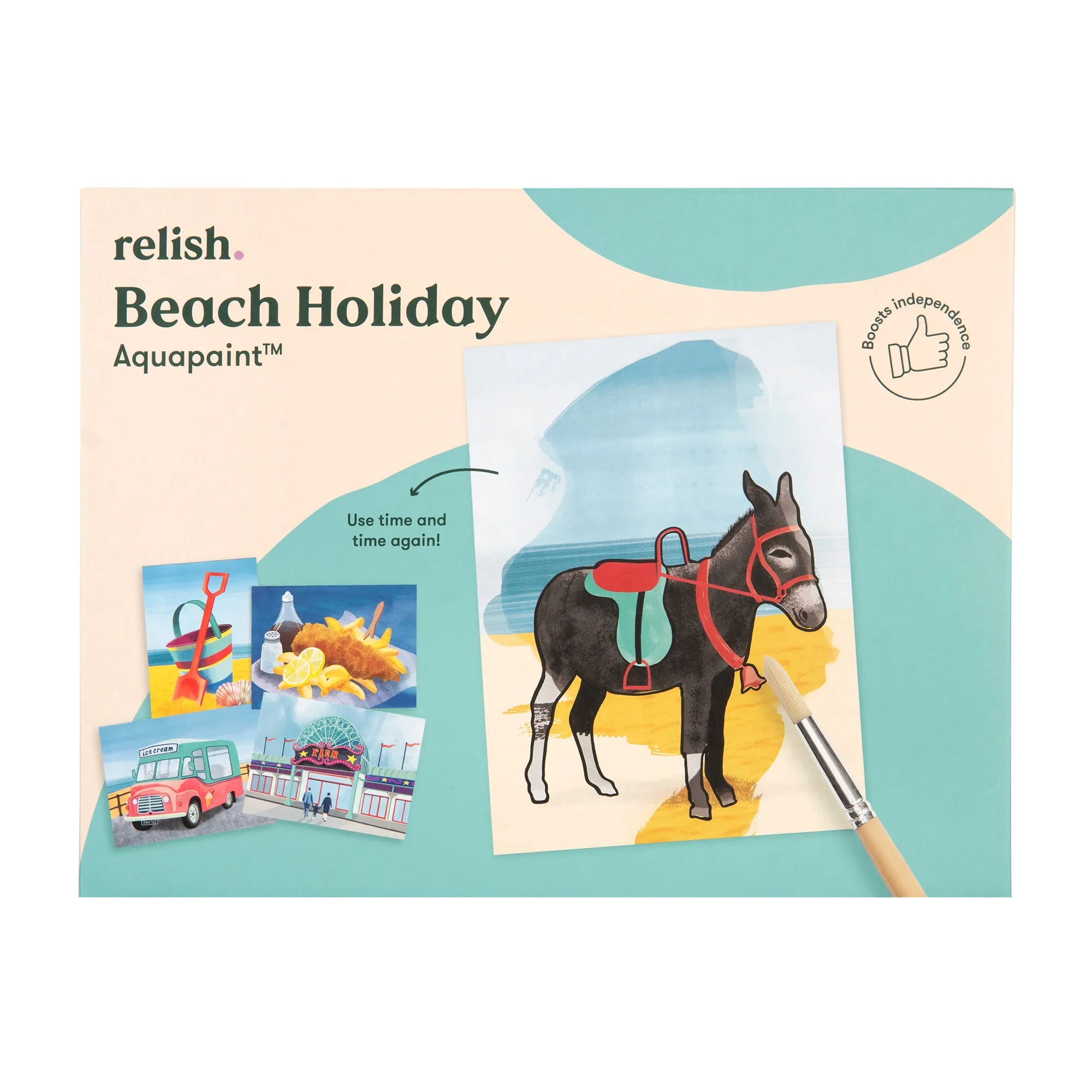 Beach Holiday Aqua Paint