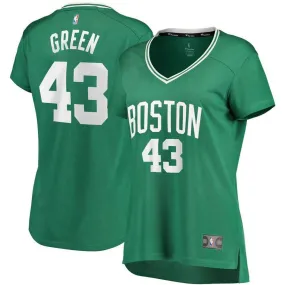 Boston Celtics Javonte Green Fanatics Branded Replica Fast Break Player Icon Jersey Womens - Black | Ireland V7569A9