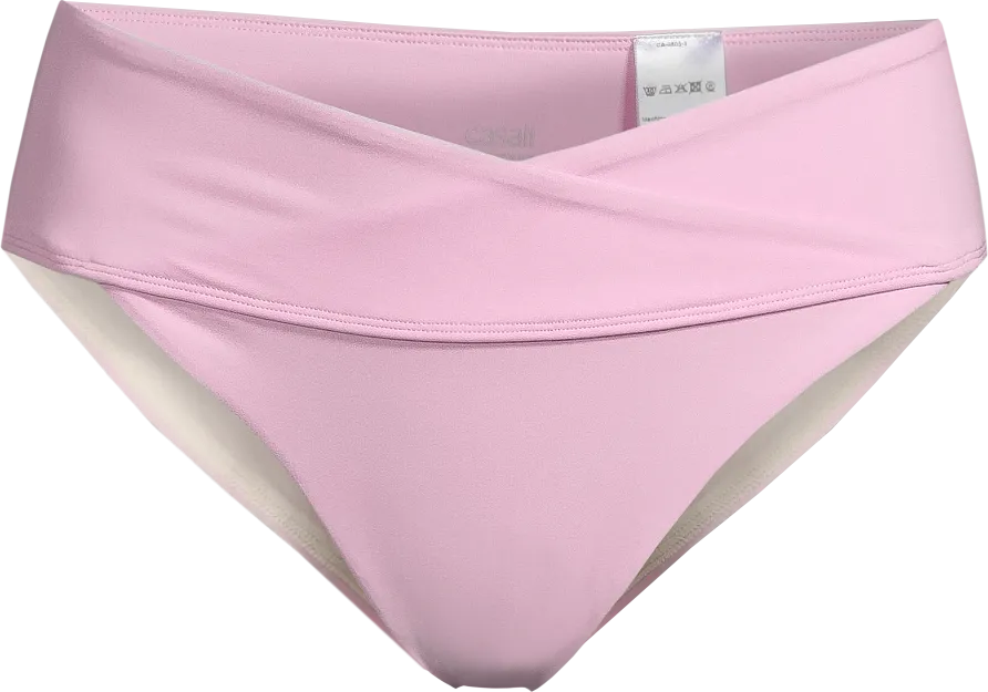 Casall Women&#x27;s High Waist Wrap Bikini Brief Clear Pink | Buy Casall Women&#x27;s High Waist Wrap Bikini Brief Clear Pink here | Outnorth