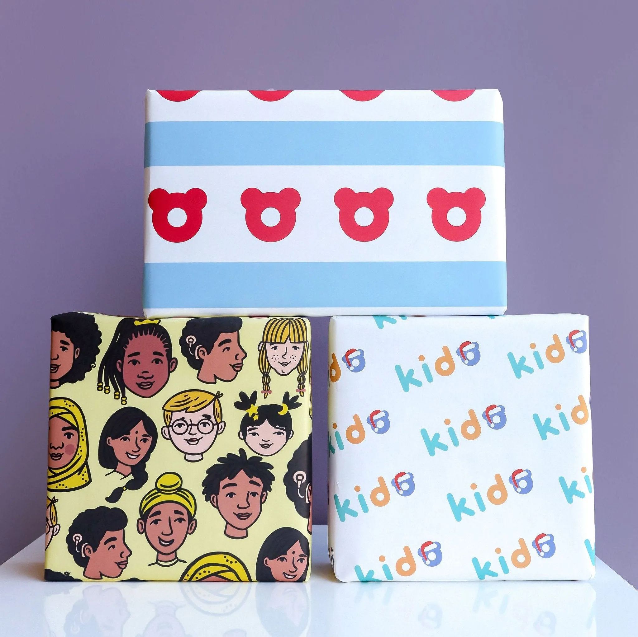 Holiday Kido Logo Gift Wrap