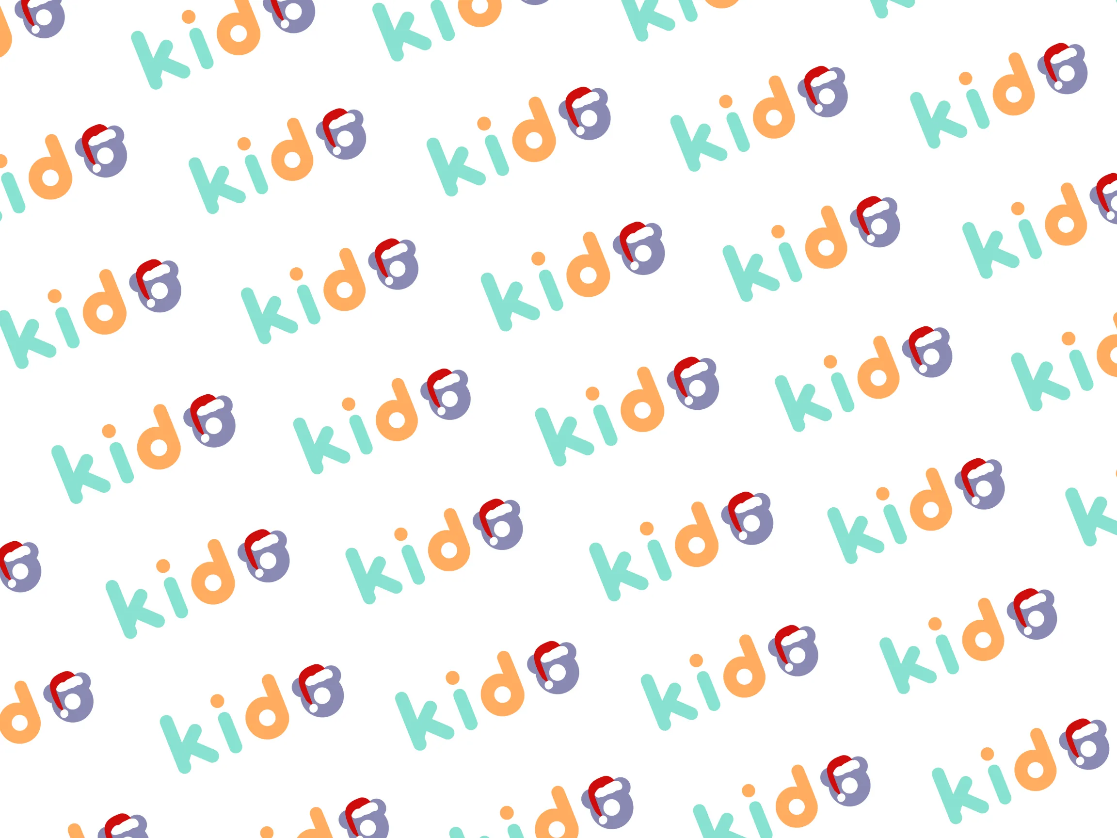 Holiday Kido Logo Gift Wrap