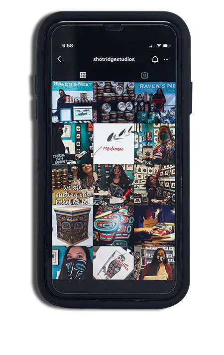 Hummingbird - Formline iPhone Case