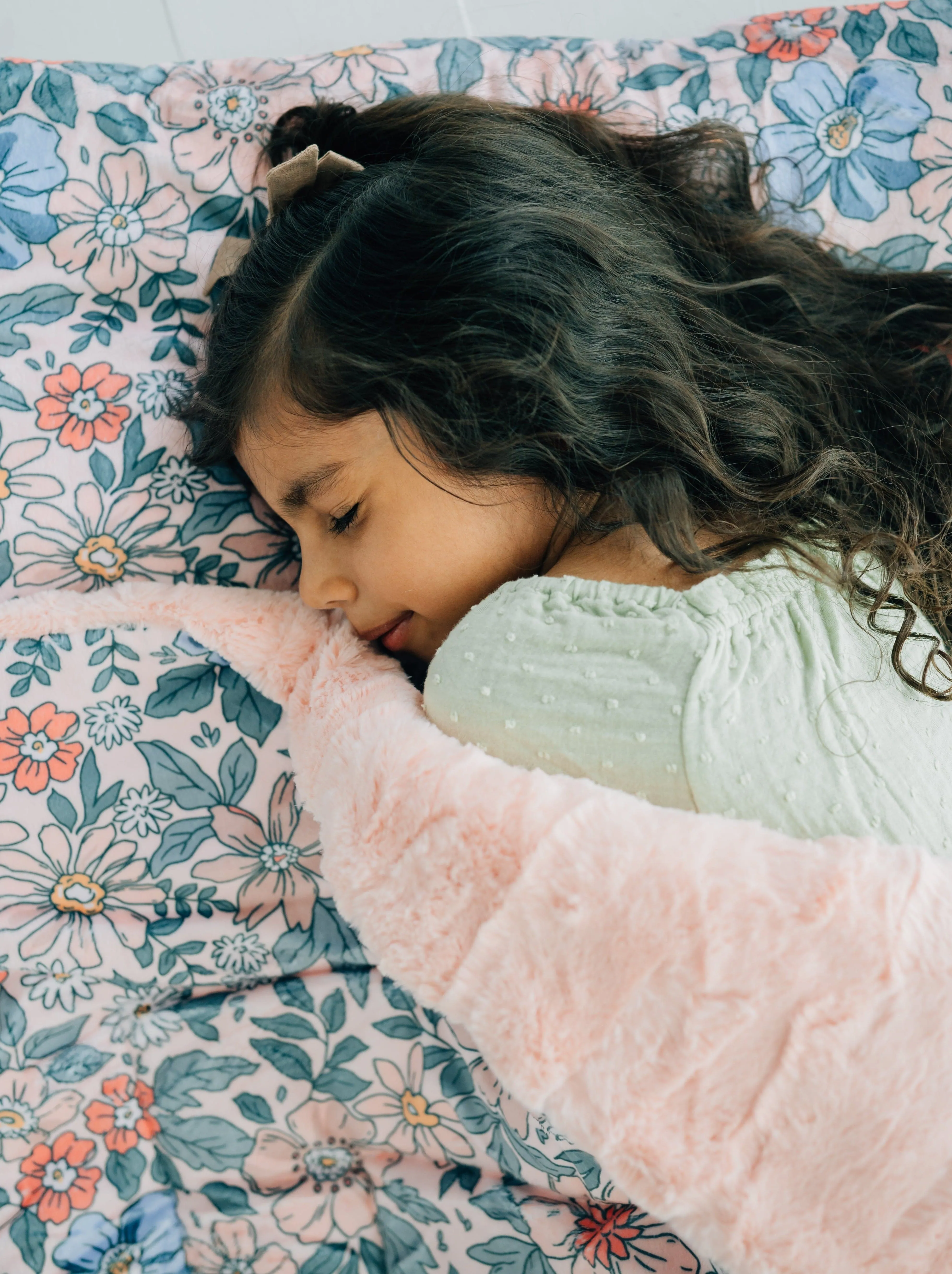 Kids Sleeping Bag JulesRoche Plush Minky with Pillow