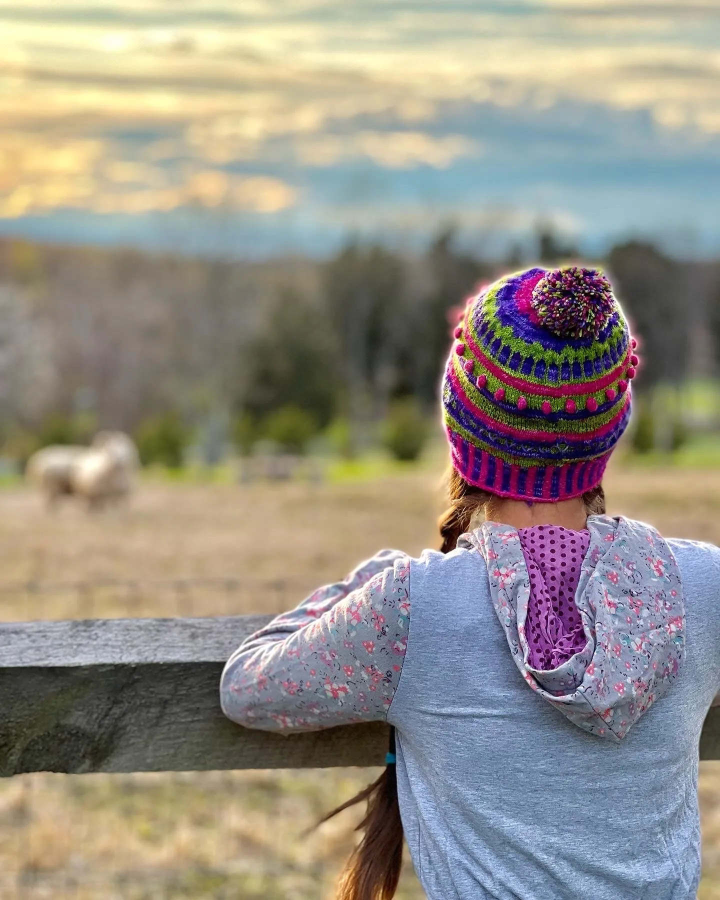 Leaping Lupins Beanie