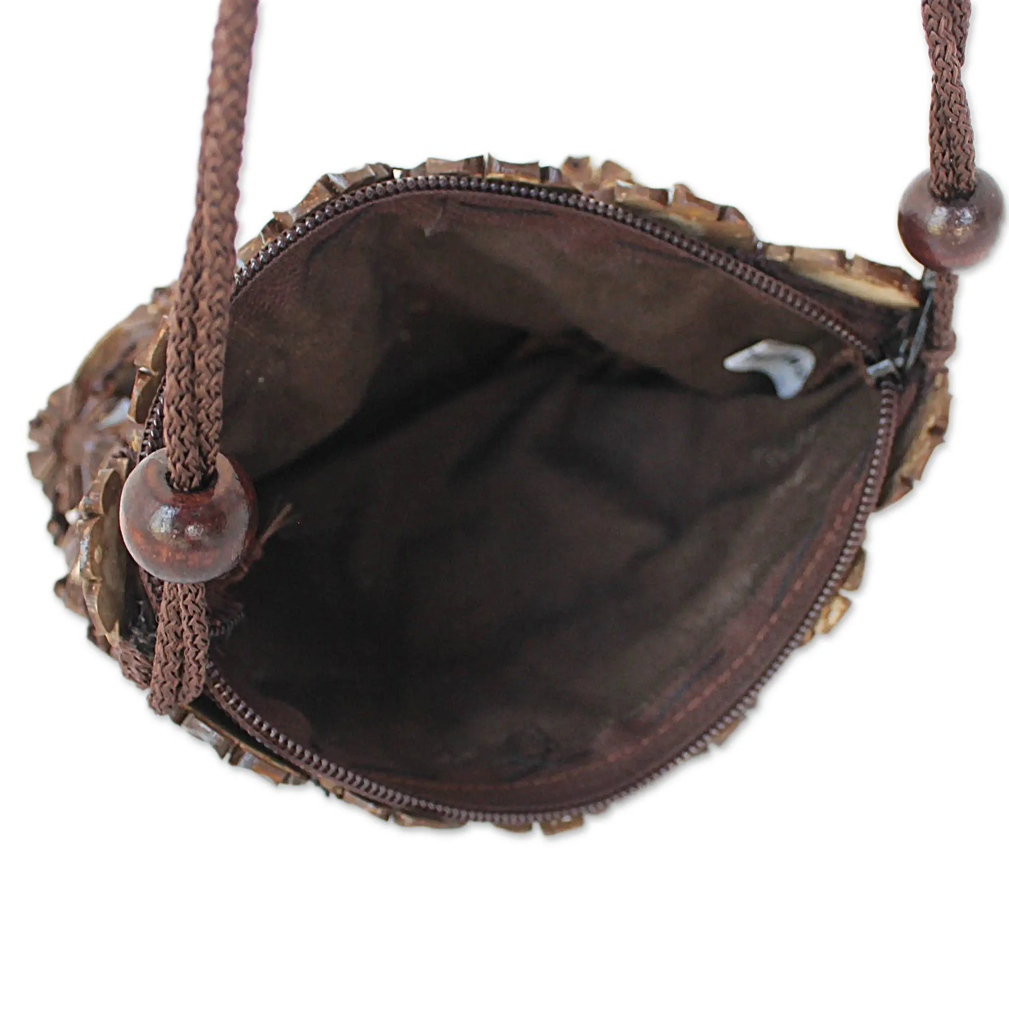 Petite Coconut Shell Shoulder Bag