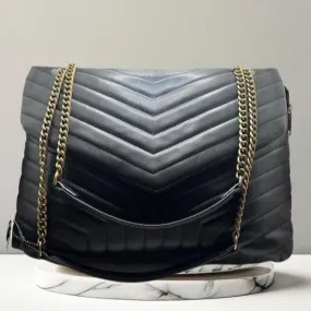 Quilted Handbag - Black